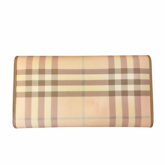 Burberry Candy Check Foldover Long Wallet (A229) - Picture 4 of 16